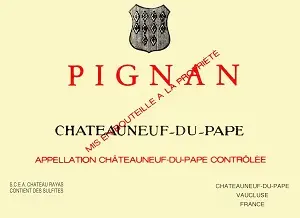 CDP Pignan, Château Rayas 2012