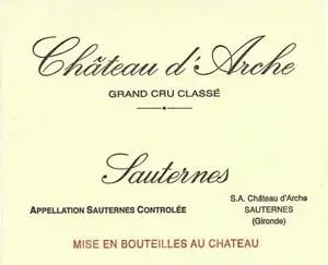 d'Arche (Sauternes) (2003)
