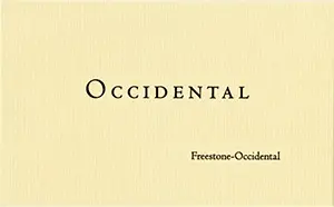 Pinot Noir Freestone Occidental 2017