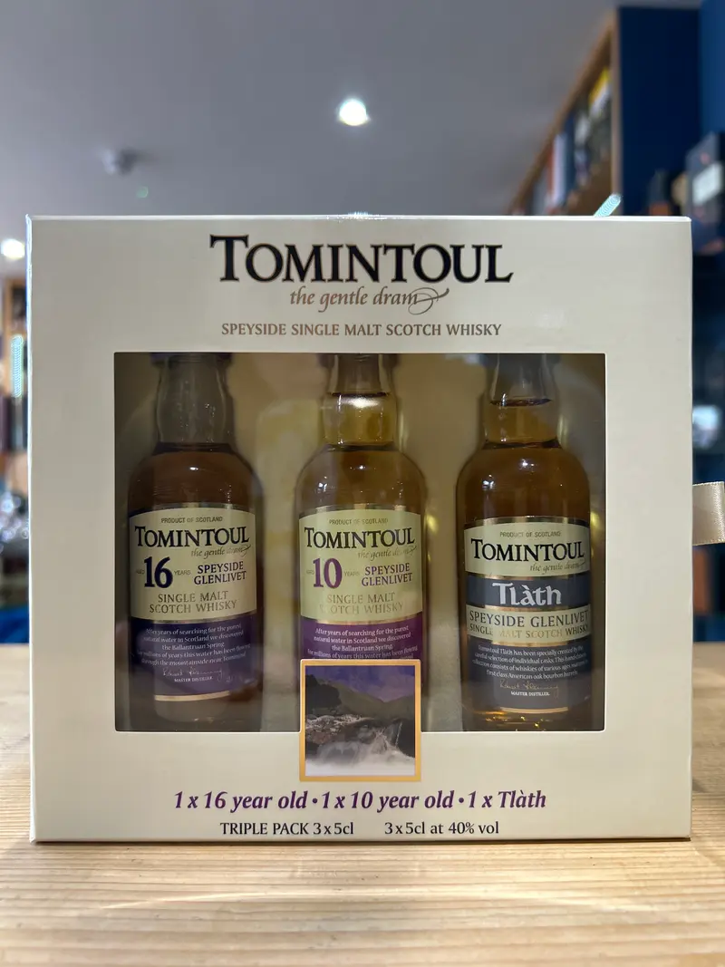 Tomintoul 5cl Triple pack