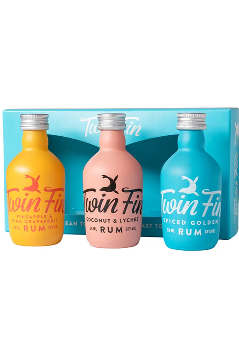 Twin Fin Rum Gift Set